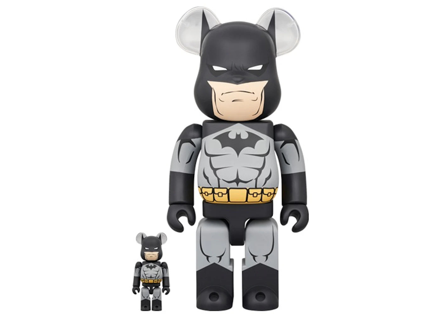 Bearbrick Batman Hush 100% & 400% Set-Black