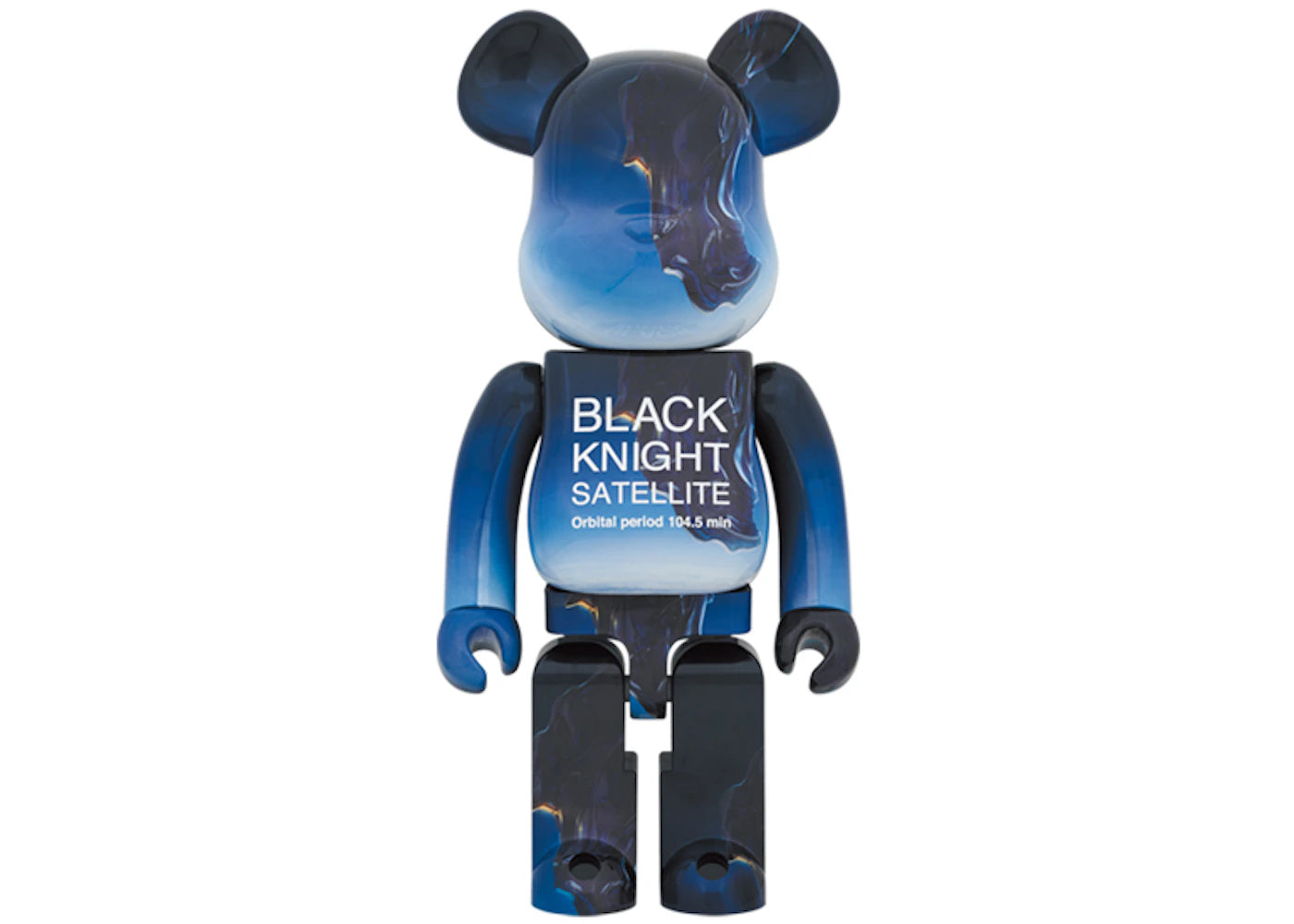 Bearbrick Black Knight Satellite 1000%-Blue