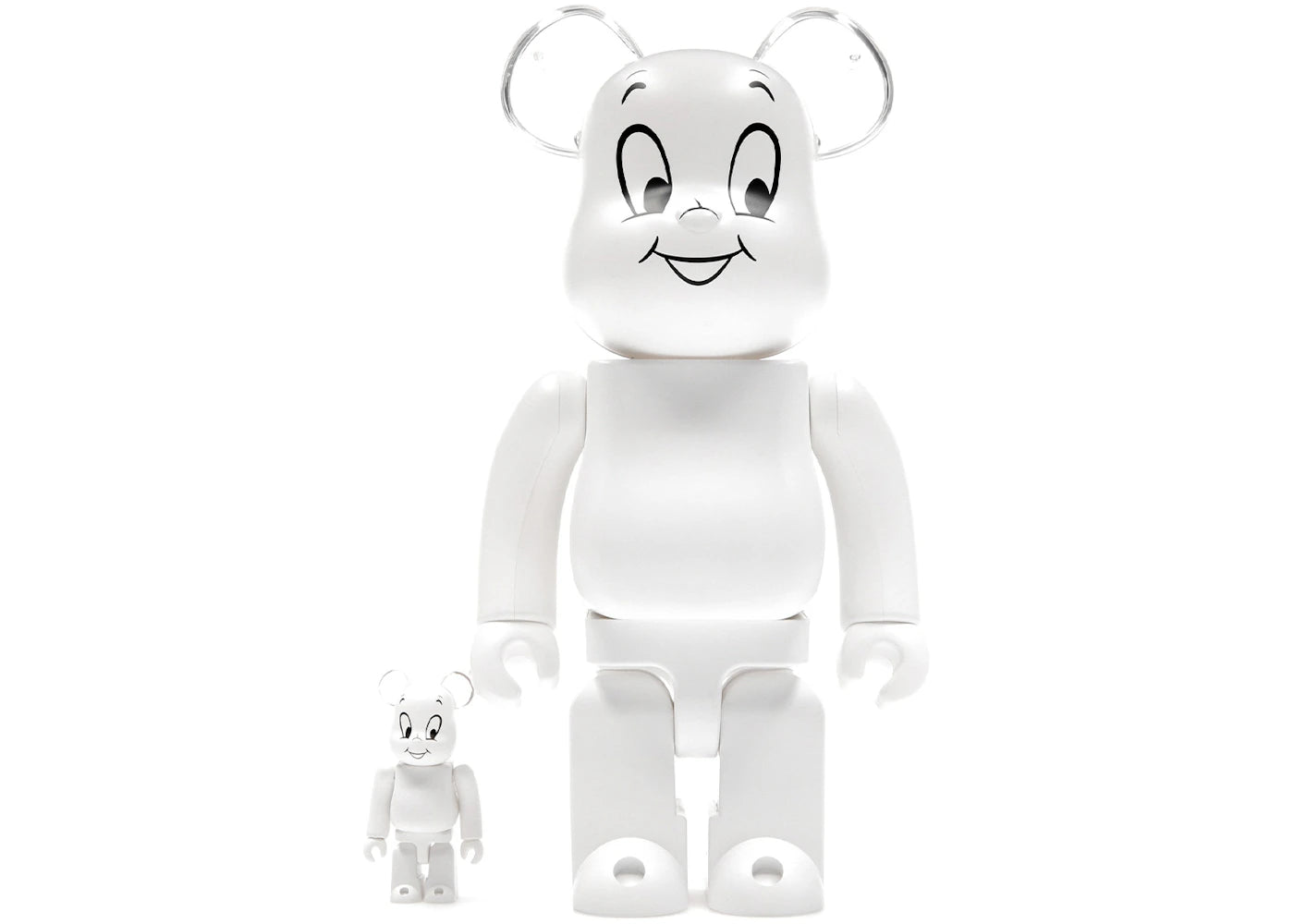 Bearbrick Casper the Friendly Ghost 100% & 400% Set-White