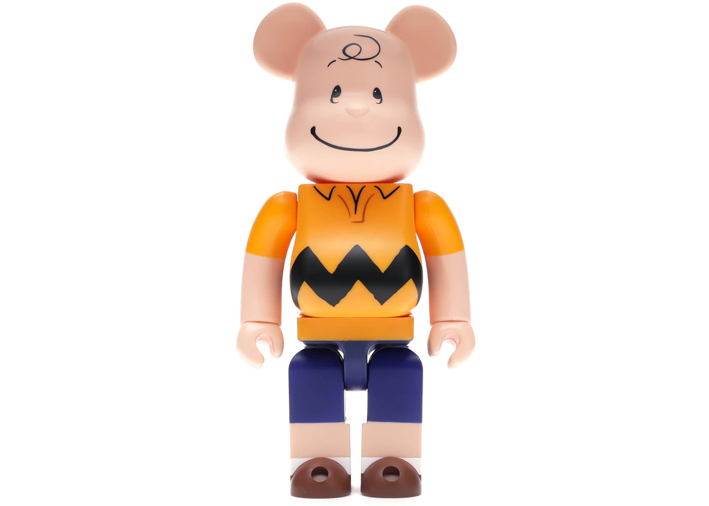 Bearbrick Charlie Brown 400%-Yellow