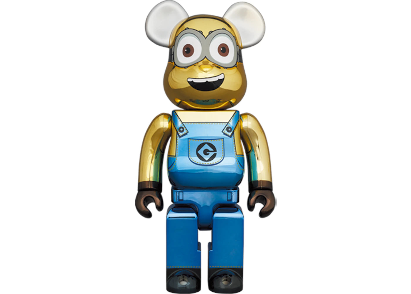 Bearbrick DAVE 1000%-CHROME Ver.