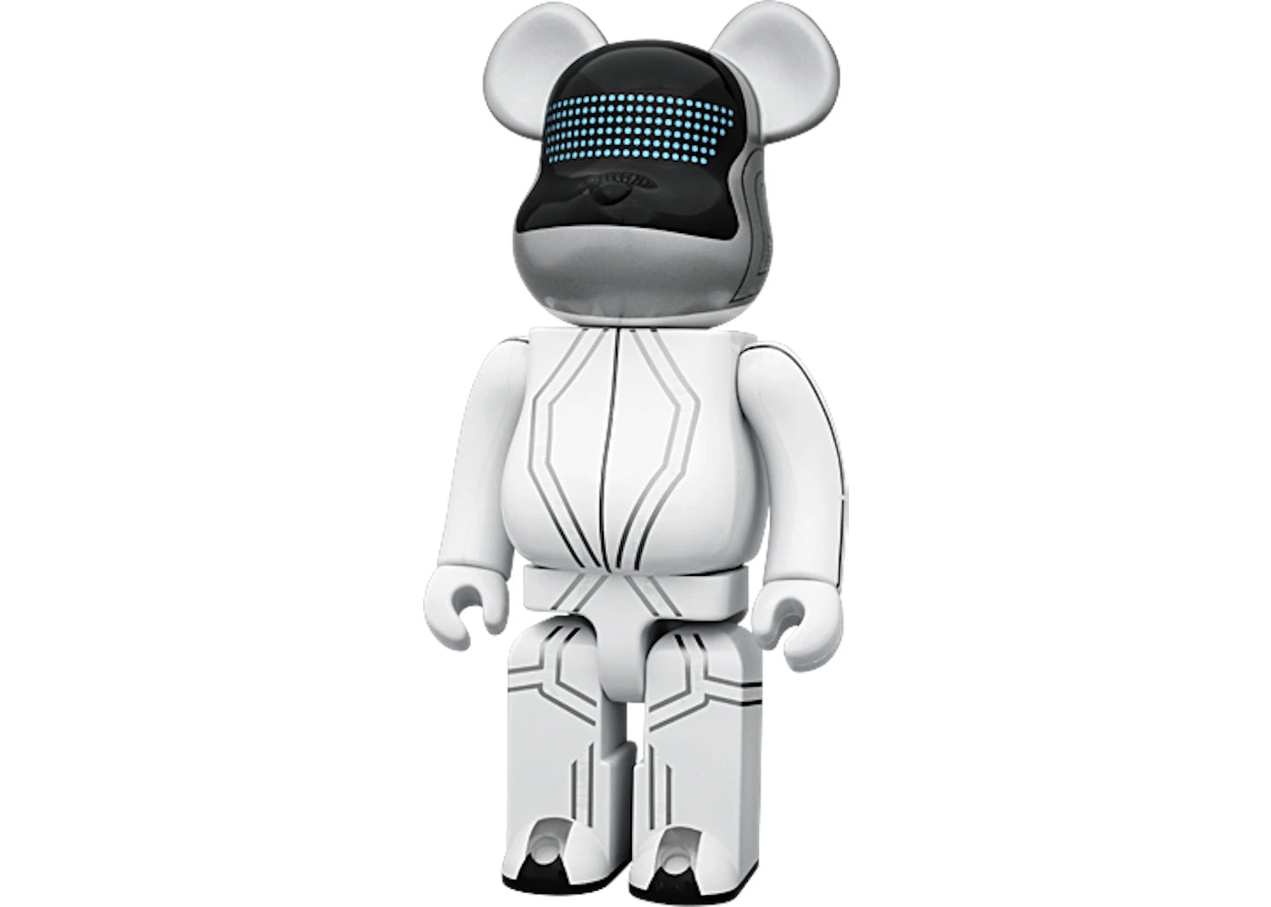 Bearbrick Daft Punk Tron Legacy Ver. 2 Pack 400%-Silver
