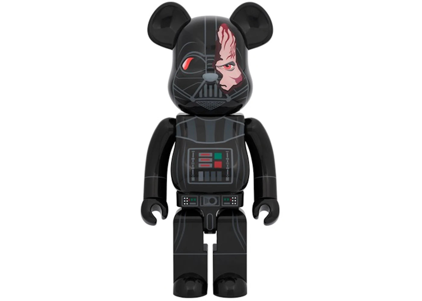 Bearbrick Darth Vader Damage Obi-Wan Kenobi Version 1000%-