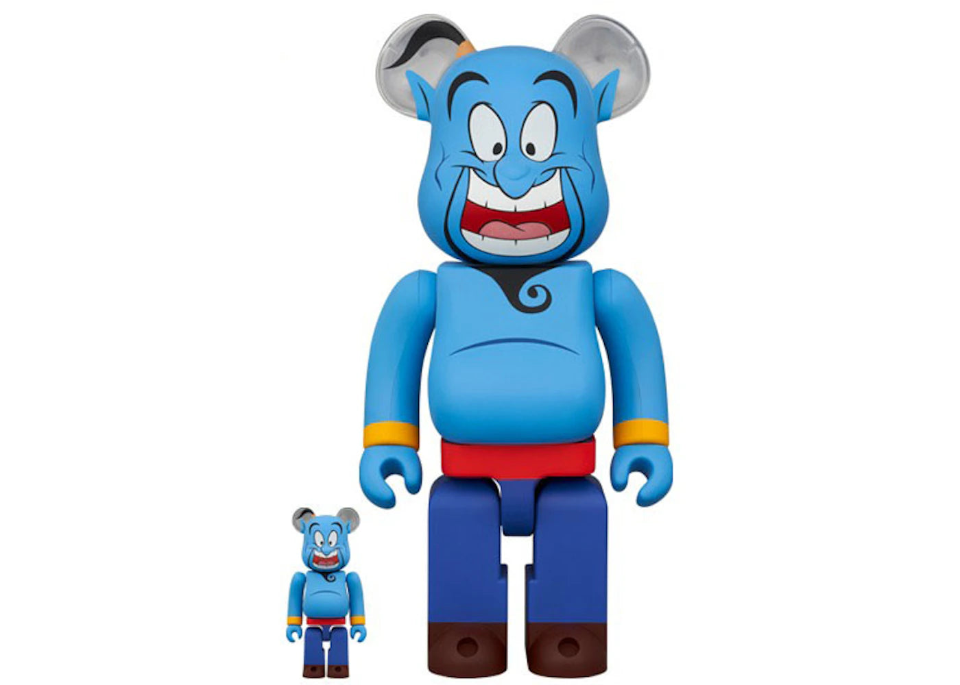 Bearbrick Disney Aladdin Genie 100% & 400% Set-