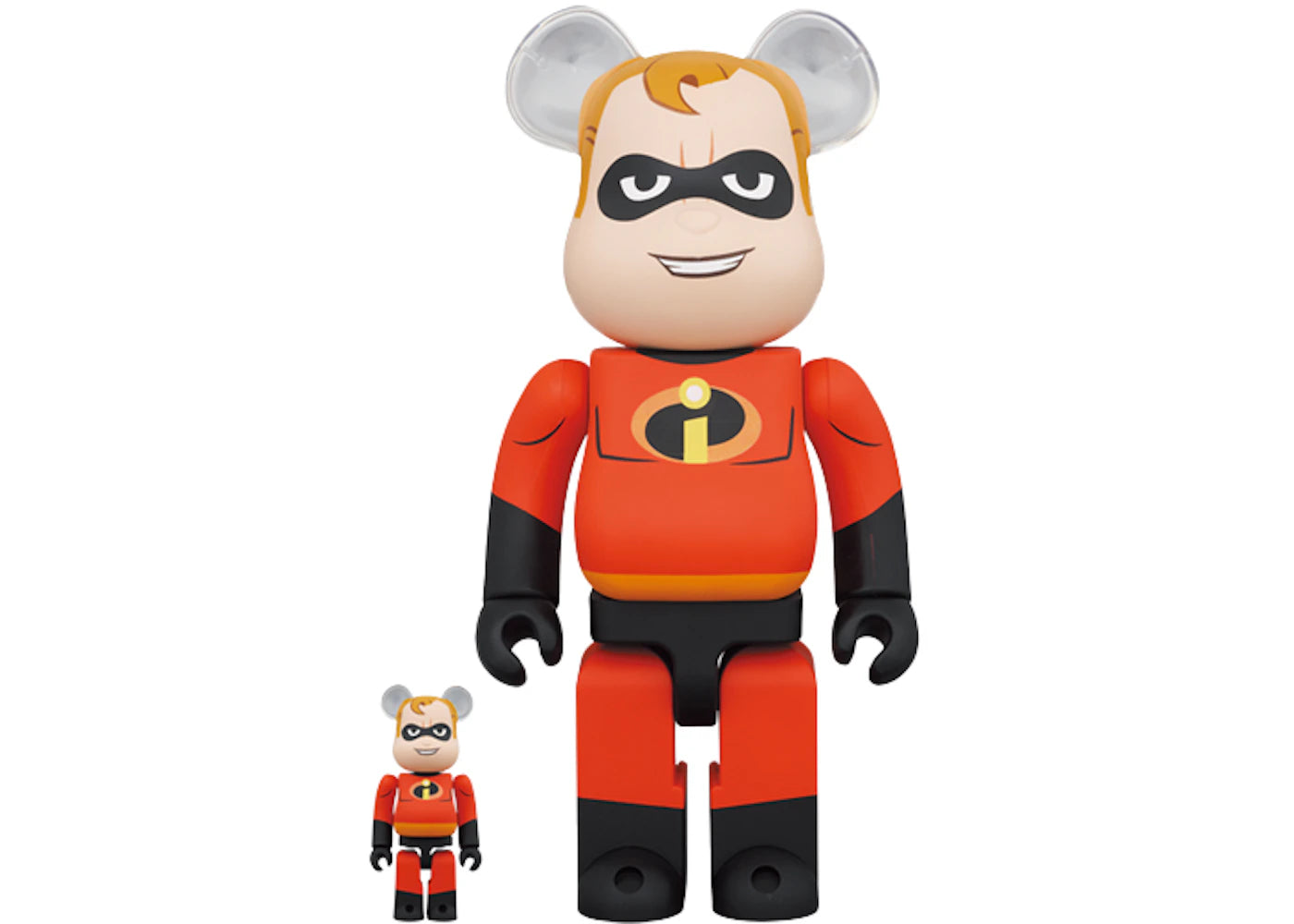 Bearbrick Disney Pixar Mr. Incredible 100% & 400% Set-