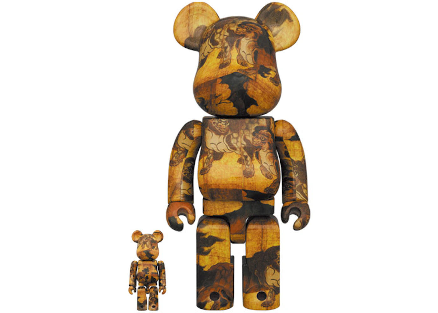Bearbrick Eitoku Kano (Chinese Lions) 100% & 400% Set-