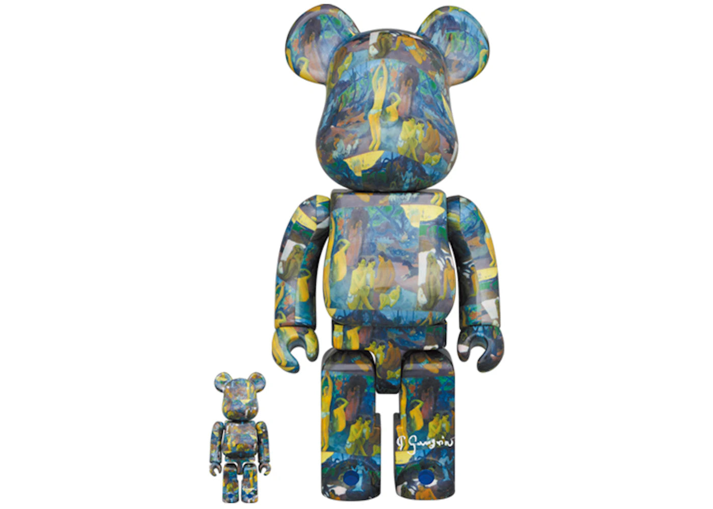 Bearbrick Eugène Henri Paul Gauguin (Where Do We Come From? What Are We? Where Are We Going?) 100% & 400% Set-