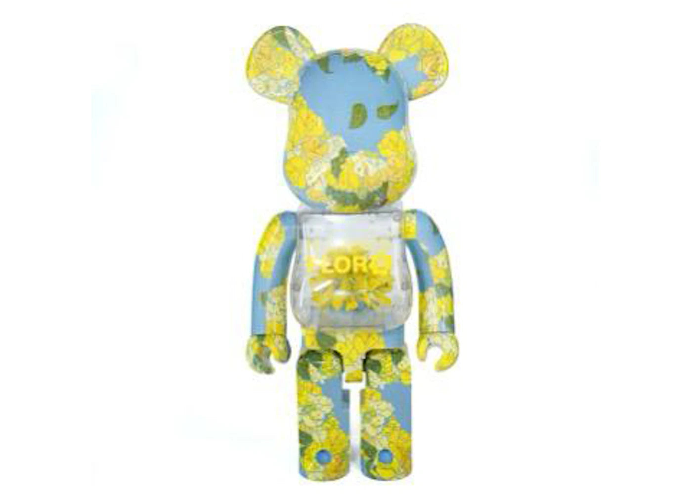 Bearbrick Flora Golden Shower Flowers 400%-
