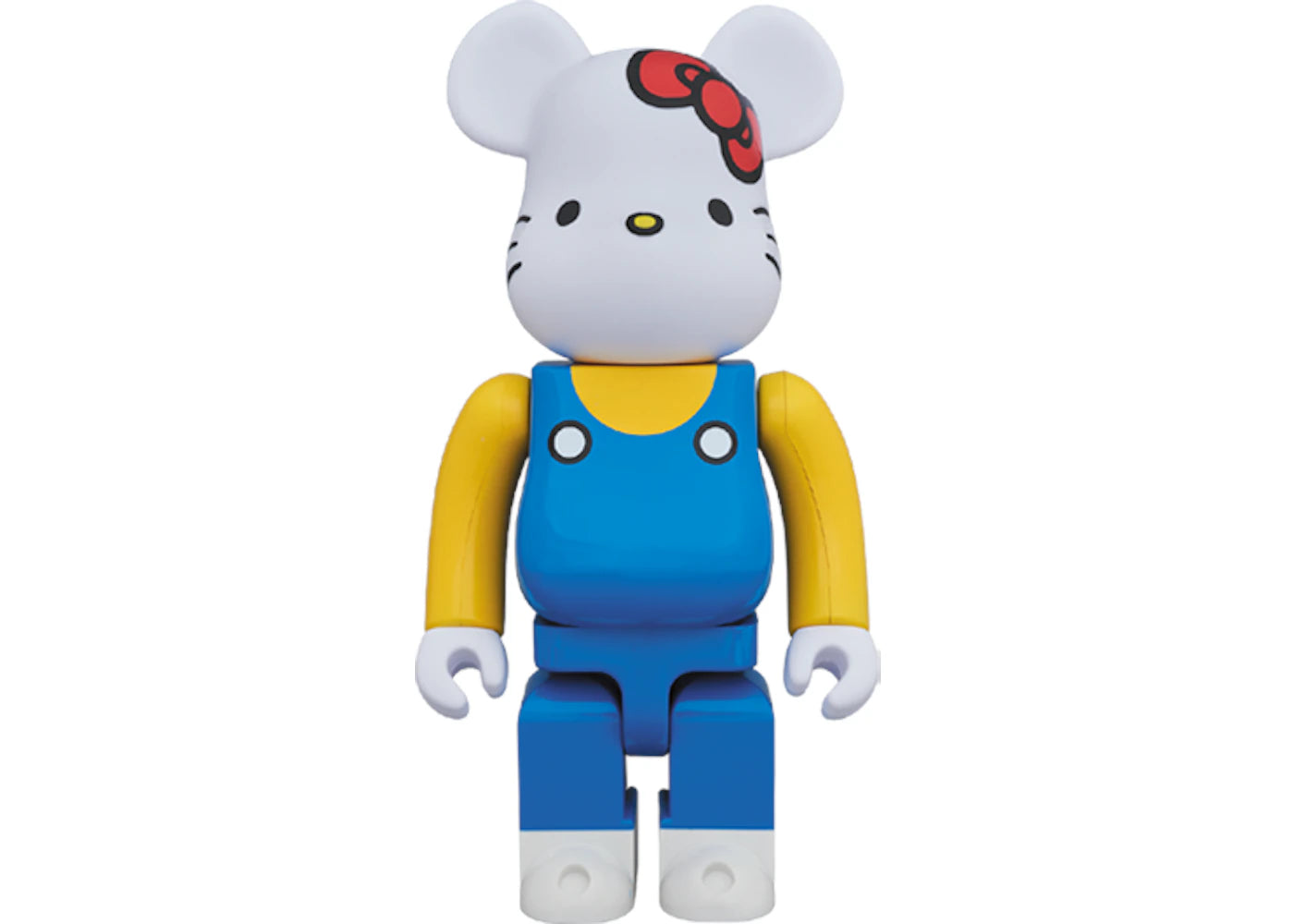 Bearbrick Hello Kitty (Blue Overall Ver.) 400%-White