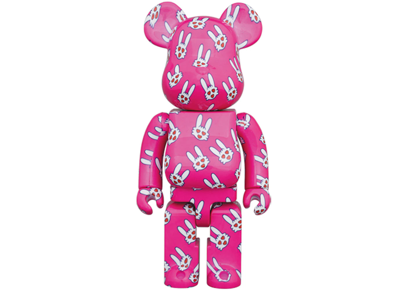Bearbrick Hitohata Rabbit (Kiyoshiro Imawano 50th Celebration) 1000%-Pink