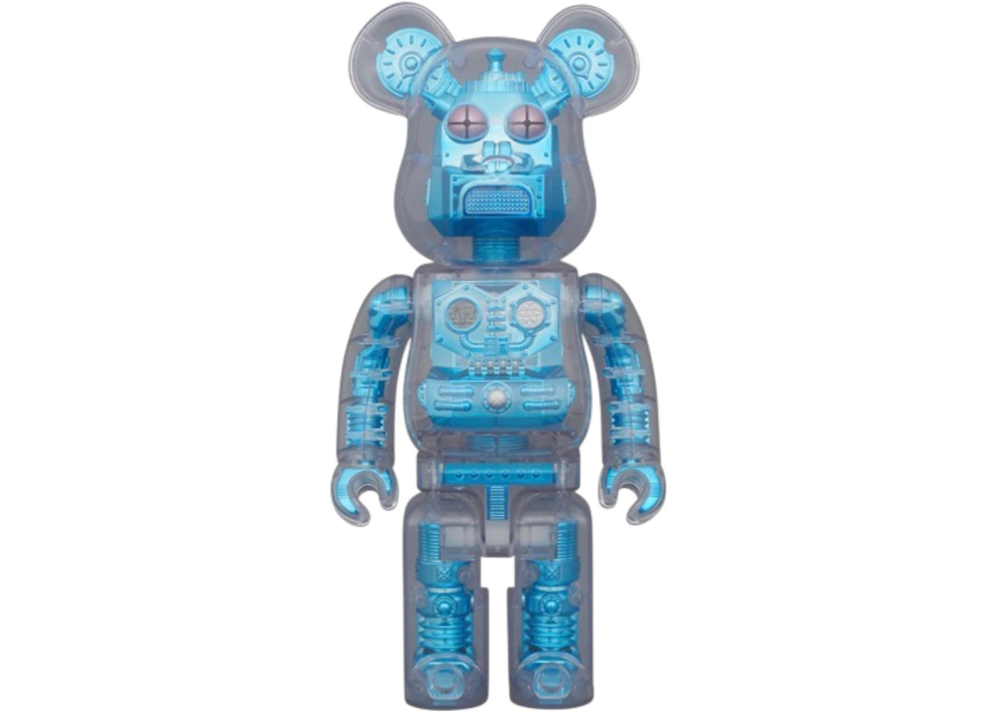 Bearbrick HxS (Hirota Saigansho) 400%-Metallic Blue