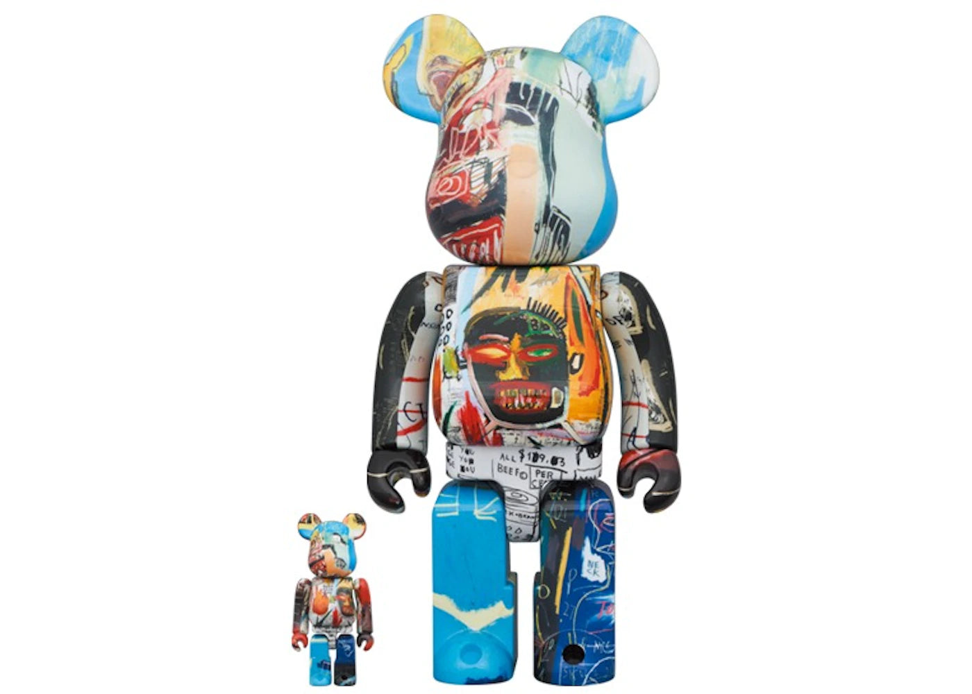 Bearbrick Jean-Michel Basquiat "Special" 100% & 400% Set-