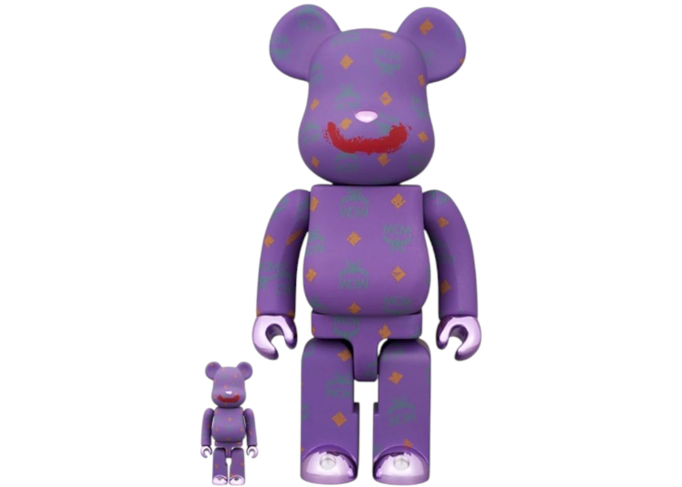 Bearbrick Joker x MCM 100% & 400% Set-