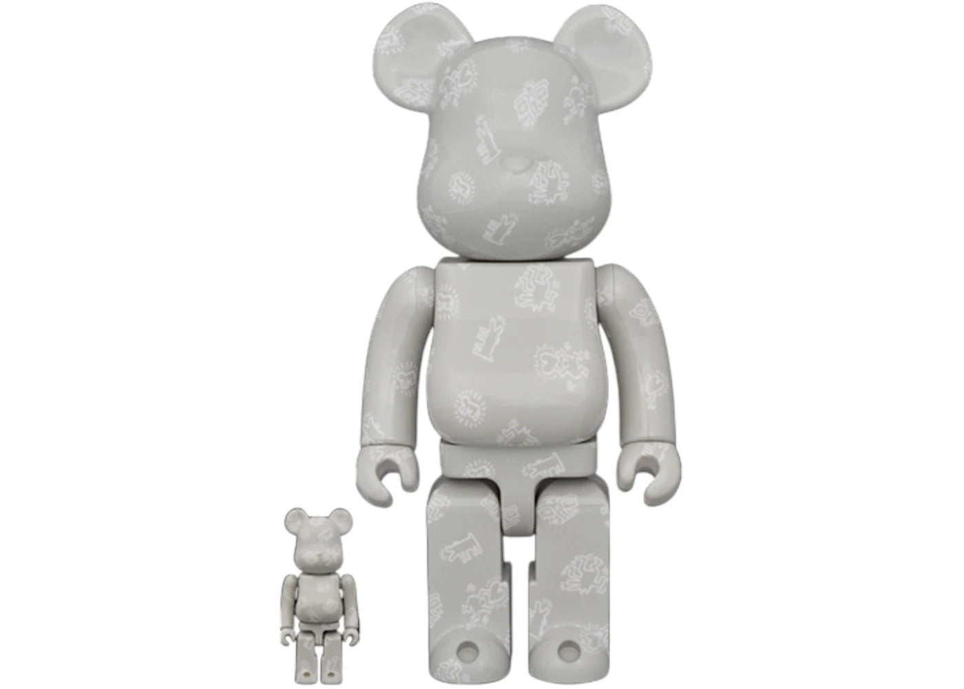 Bearbrick KEITH HARING 13th Ver. 100% & 400% Set