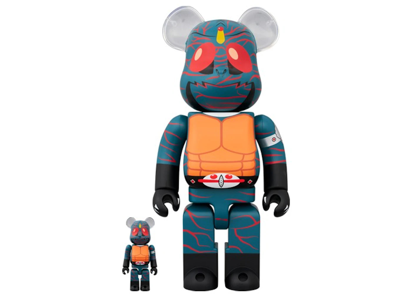 Bearbrick Kamen Rider Amazon 100% & 400% Set-
