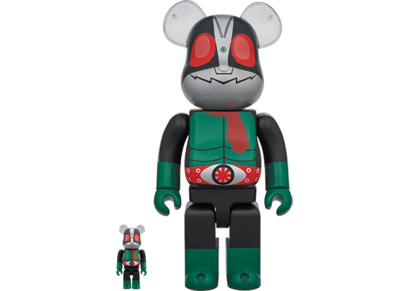 Bearbrick Kamen Rider Old No.2 100% & 400% Set-