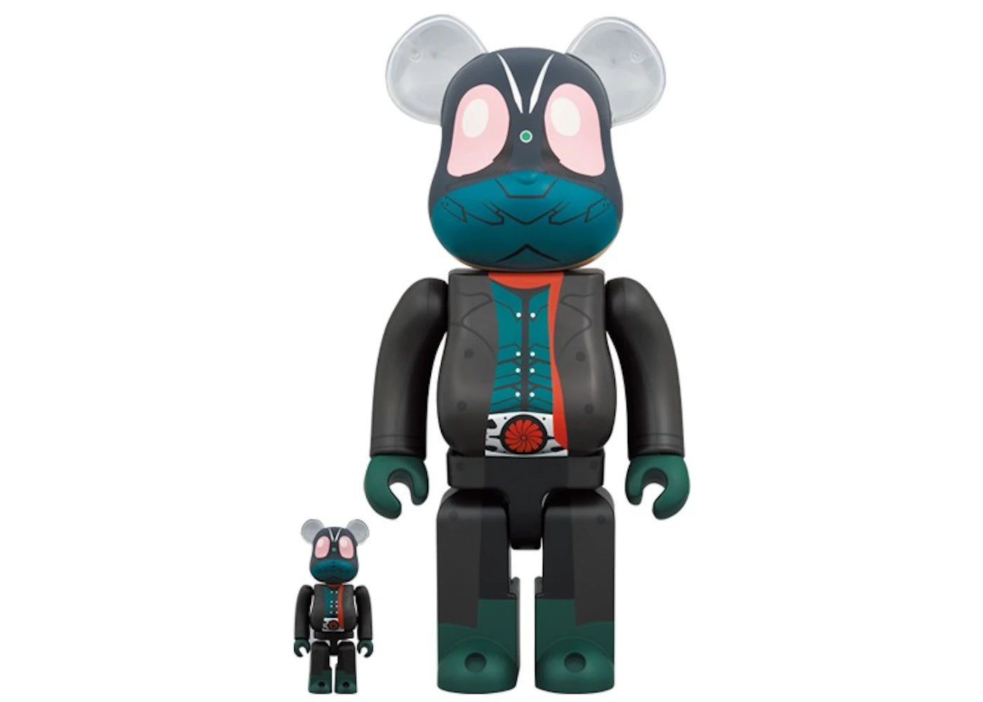 Bearbrick Kamen Rider (Shin Kamen Rider) (Coat Ver.) 100% & 400% Set-