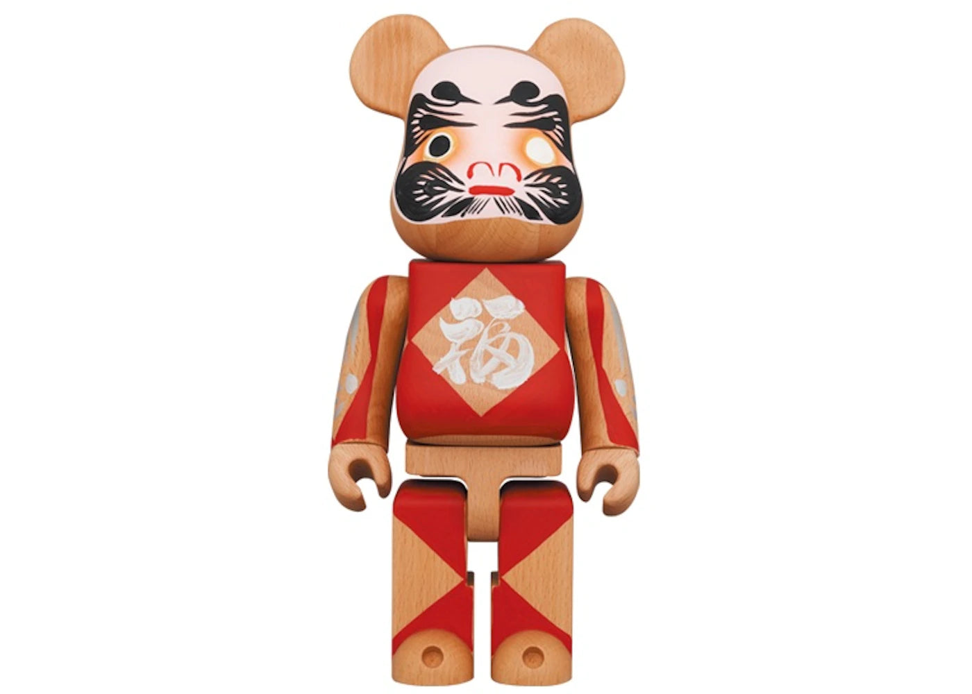 Bearbrick Karimoku Daruma San 400%-Silver