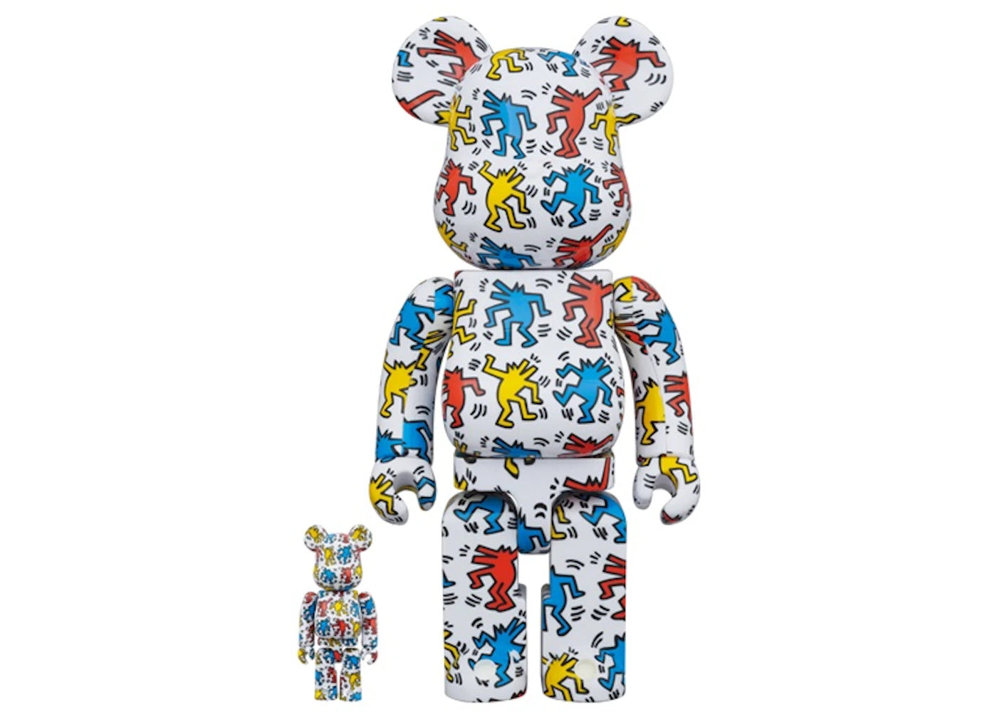 Bearbrick Keith Haring #9 100% & 400% Set-