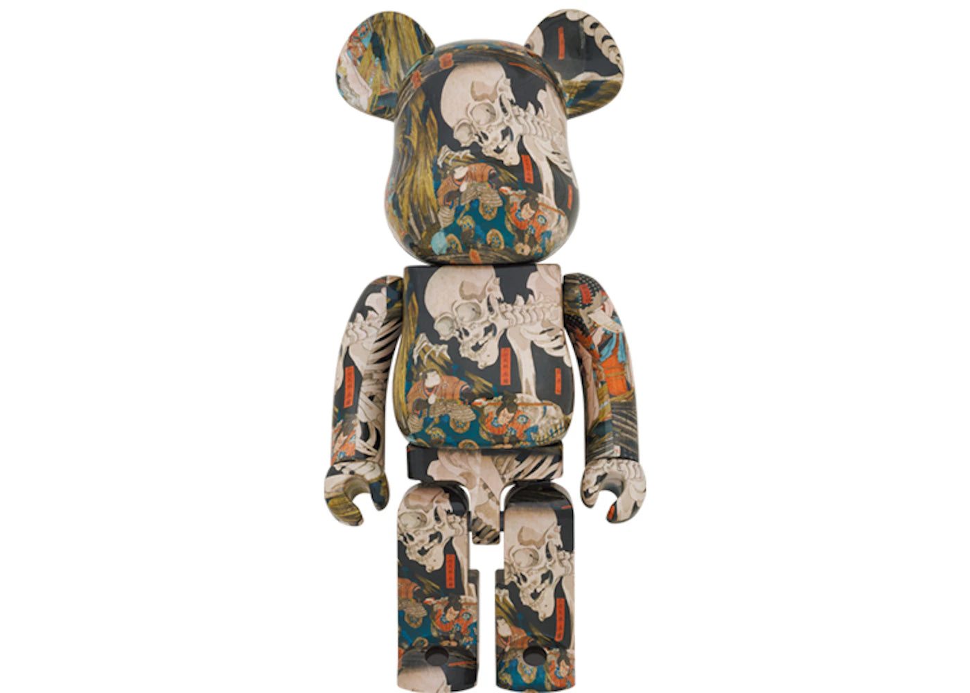 Bearbrick Utagawa Kuniyoshi (Le vieux palais hanté de Soma) 1000 %