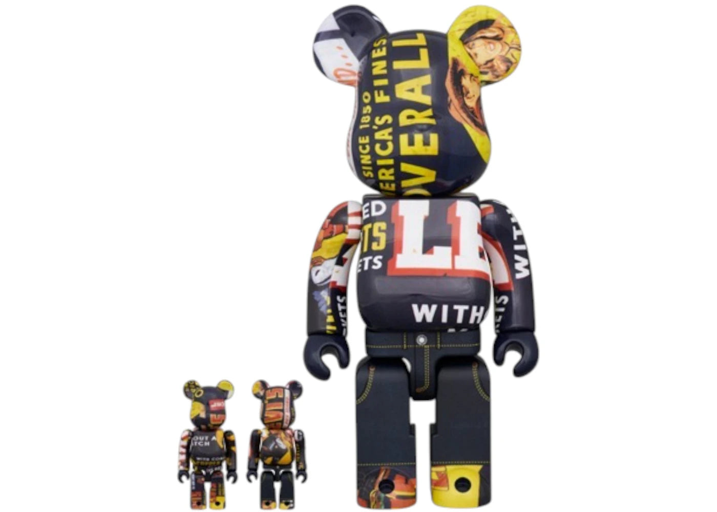 Bearbrick Levi's Banner 100% & 400% Set-