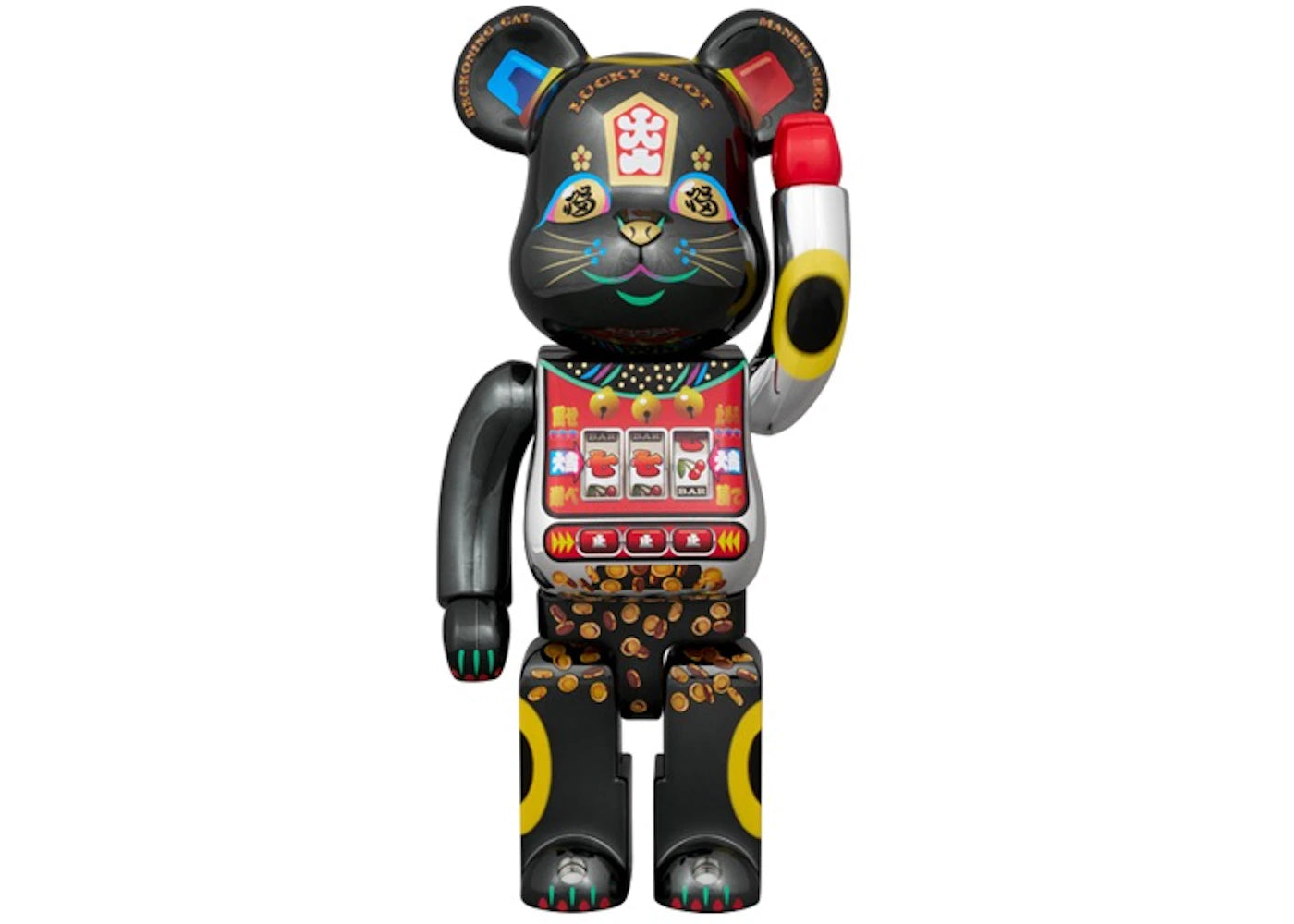 Bearbrick Lucky Cat Jackpot 400%-