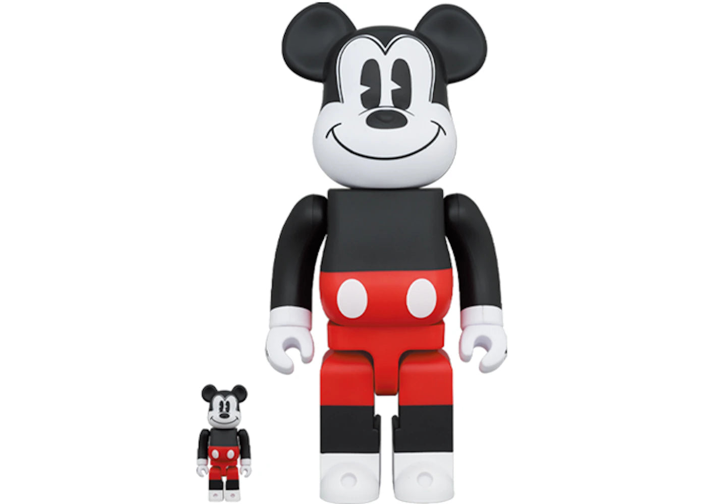 Bearbrick Mickey Mouse 2020 100% & 400% Set-R&W Ver.