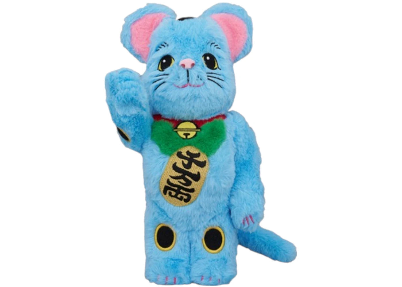 Bearbrick Maneki-Neko Kigurumi 400%-Sky Blue