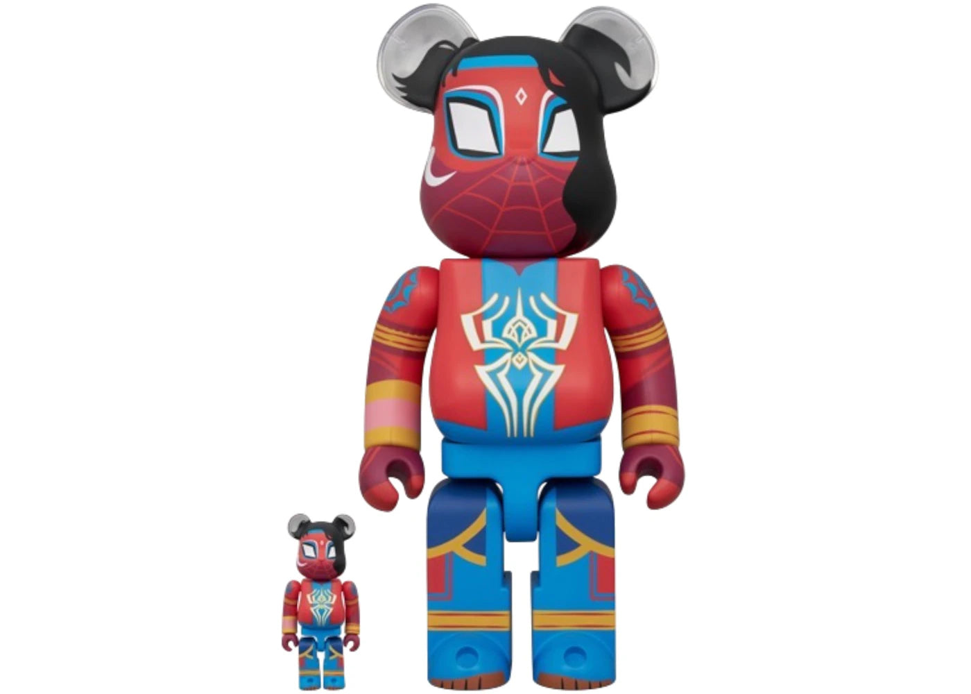 Bearbrick Marvel Spider-Man Across the Spiderverse India 100% & 400% Set
