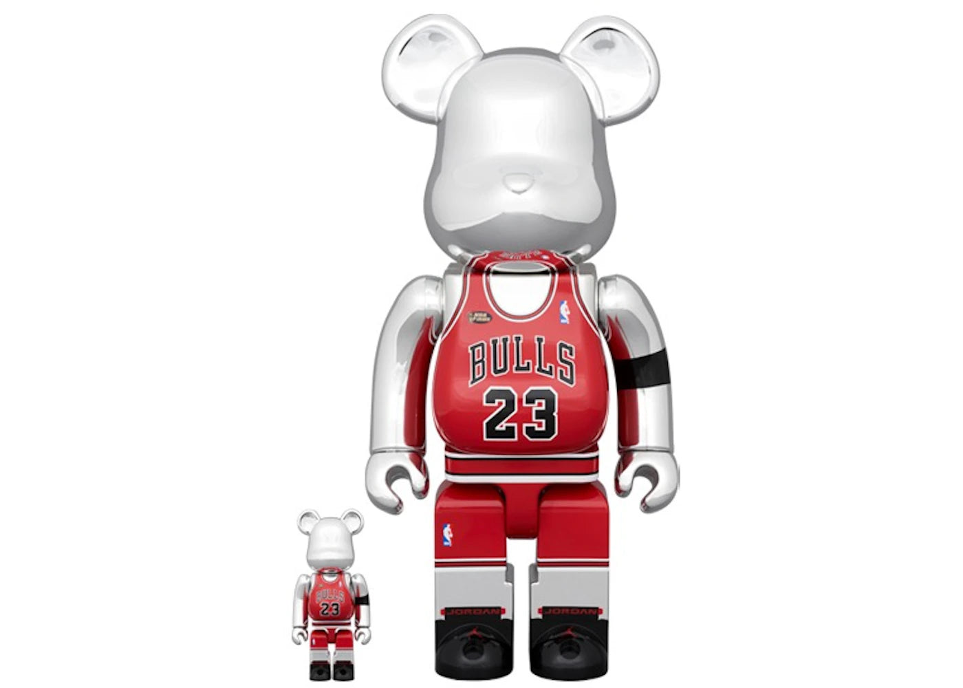 Bearbrick Michael Jordan 1998 Last Shot 100% & 400% Set-