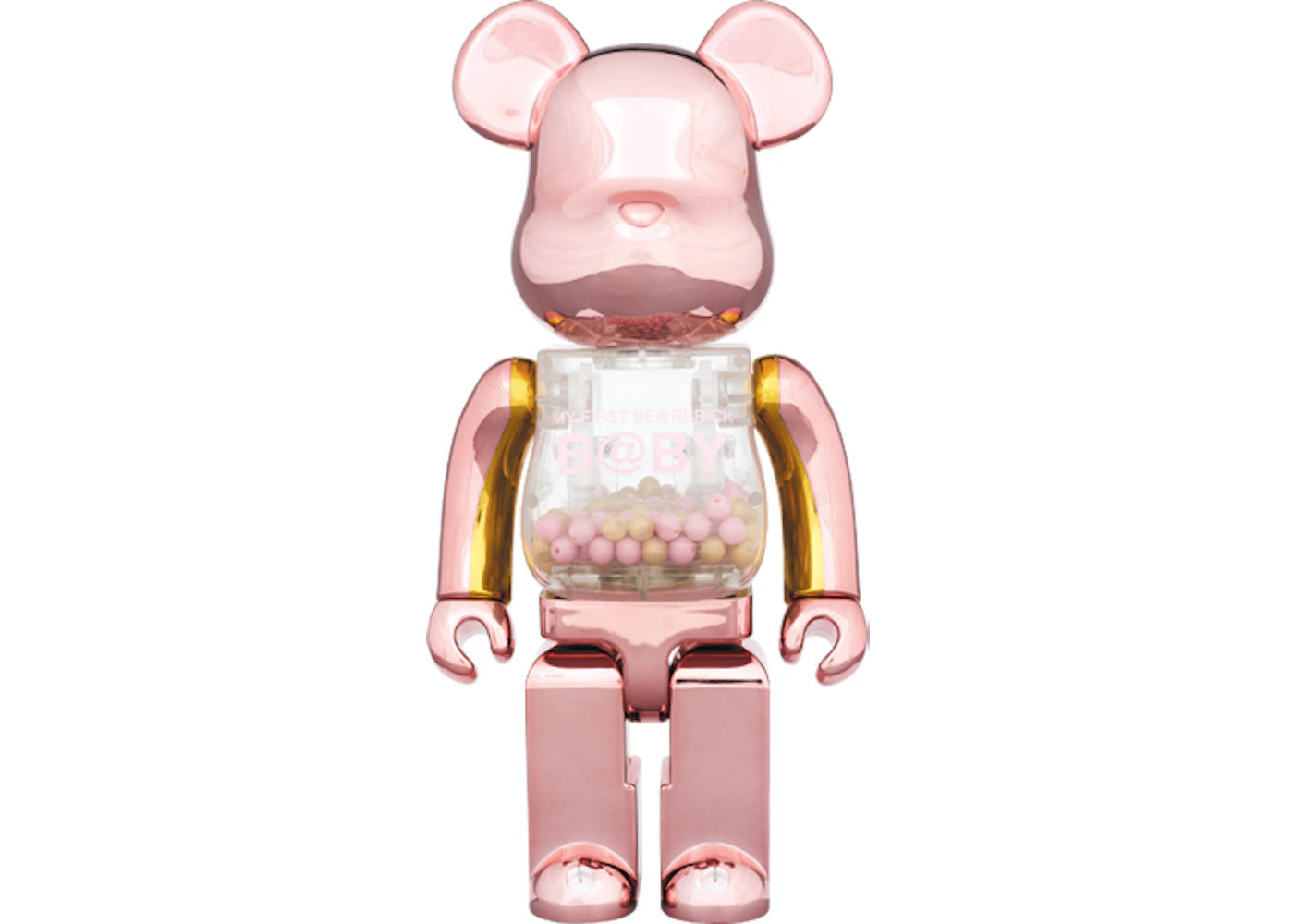Bearbrick My First Baby 400%-Pink/Gold
