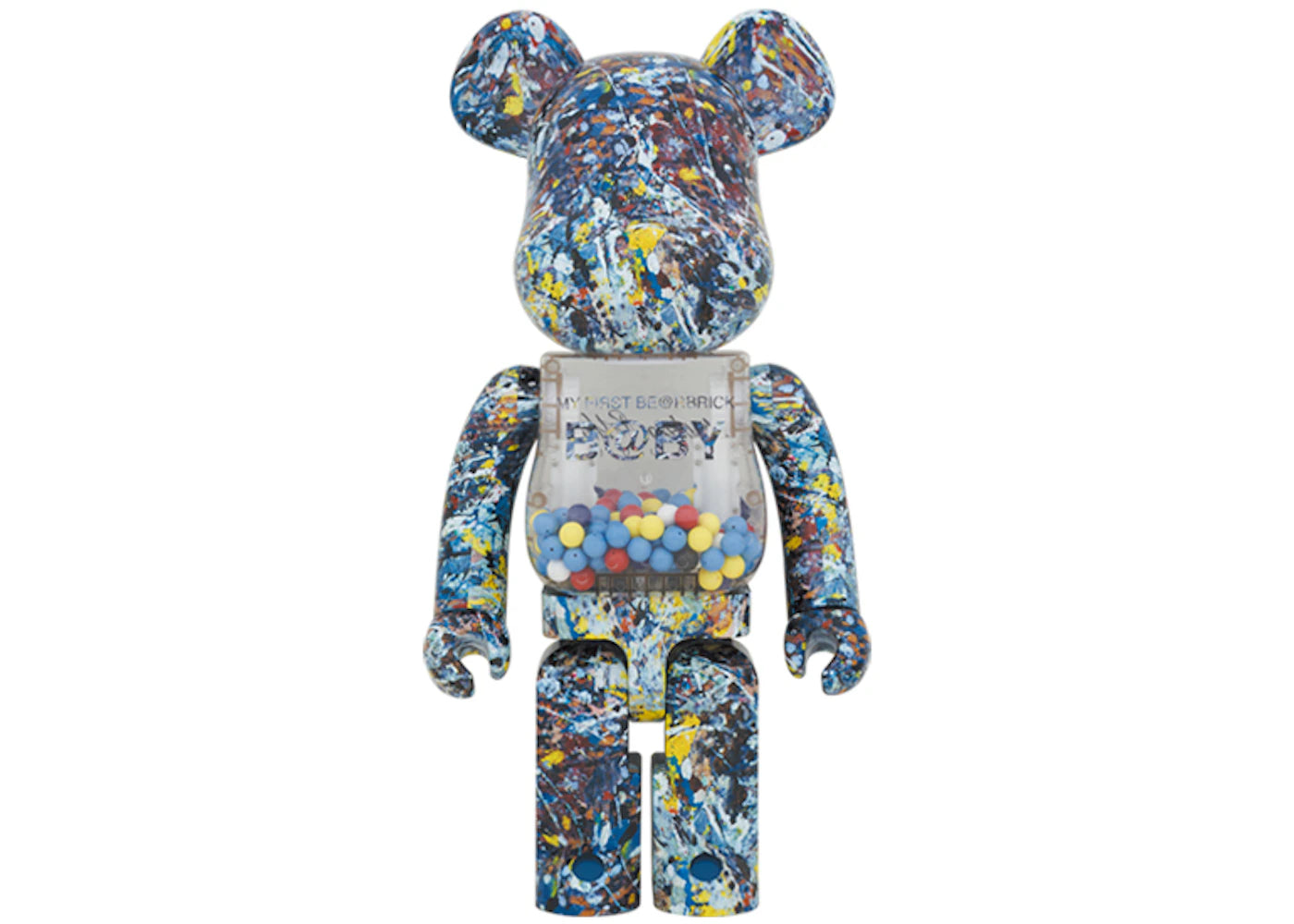 Bearbrick My First Baby Jackson Pollock Studio Ver. 1000%-Multi
