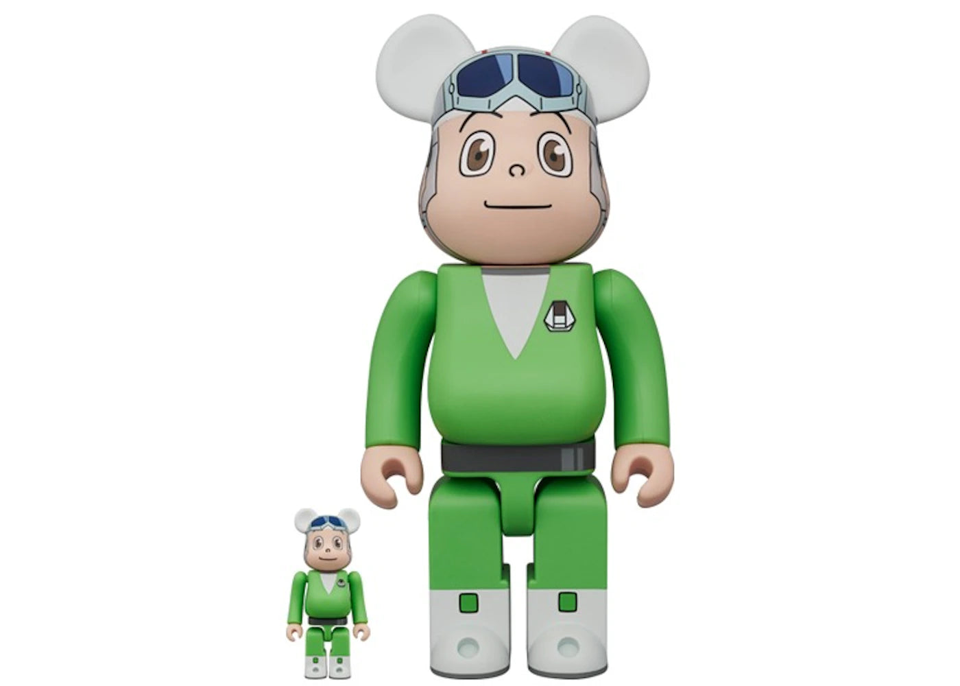 Bearbrick Netflix Time Patrol Bon 100% & 400% Set-