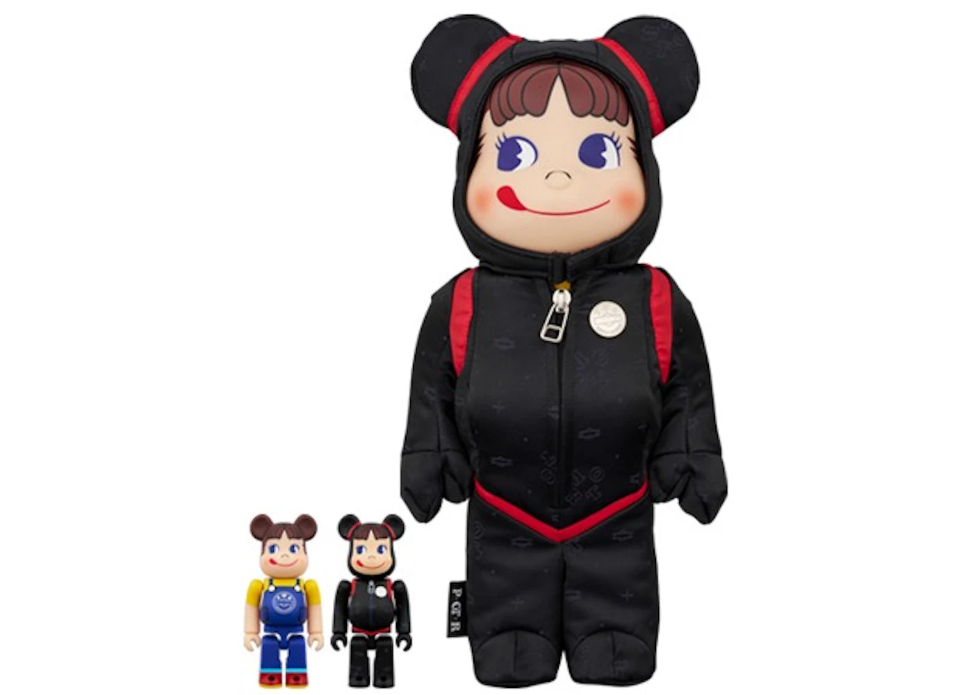 Bearbrick POTR Peko-Chan Milky 100% & 400% Set-