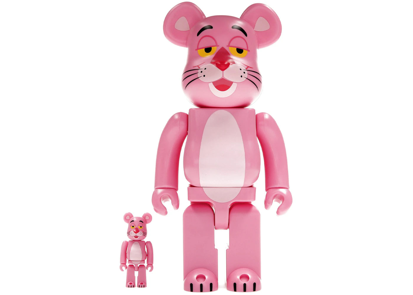 Bearbrick Pink Panther 100% & 400% Set-
