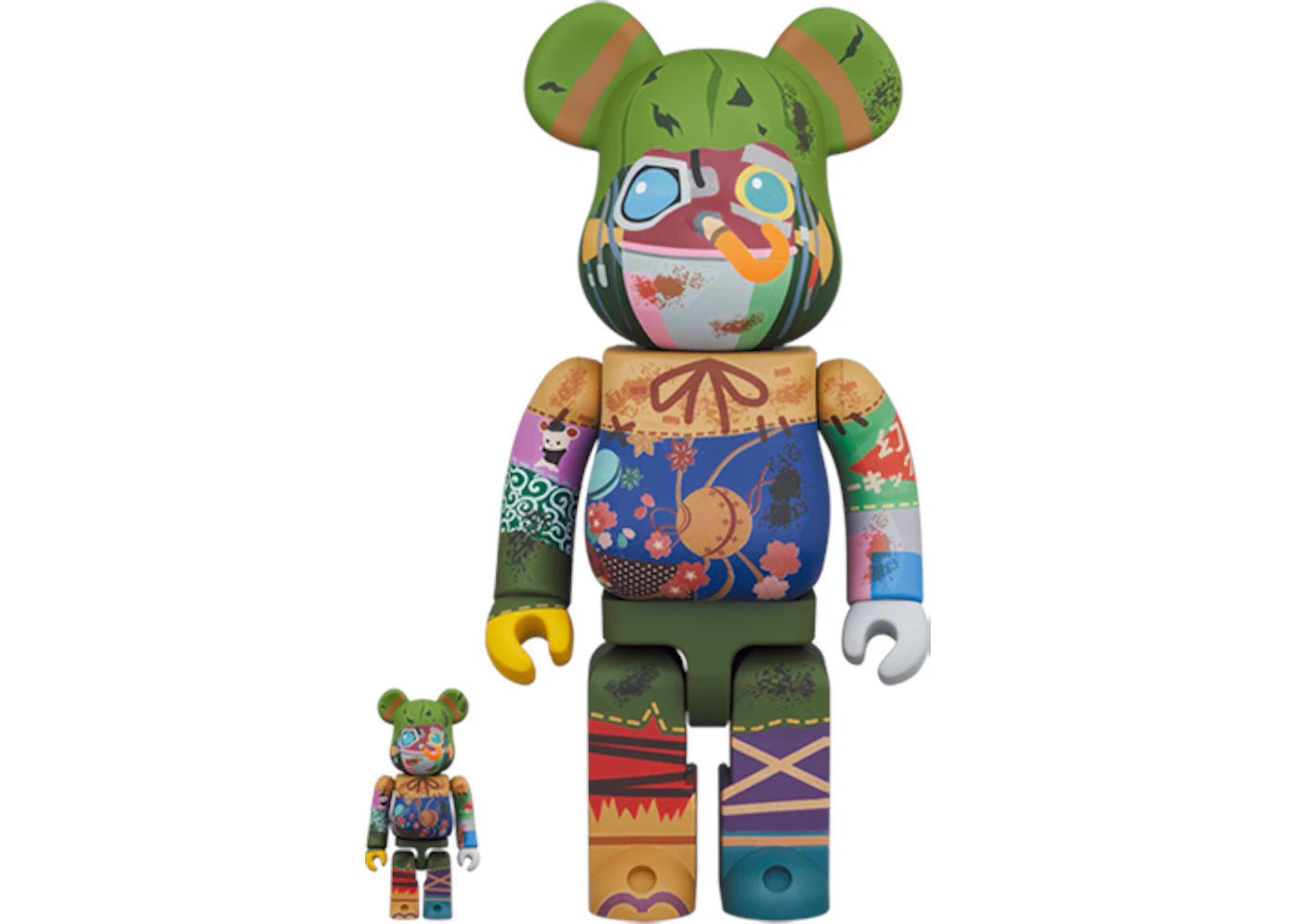 Bearbrick Pupel 100% & 400% Set-