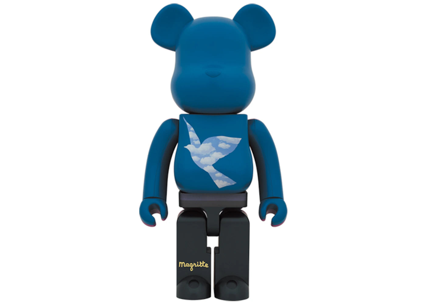Bearbrick René Magritte (L'oiseau de ciel 1965/La belle societe 1965) 1000%-