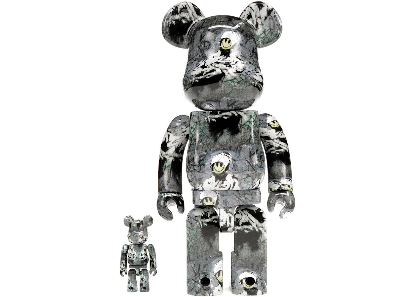 Set Poliziotto antisommossa Bearbrick 100% e 400%.