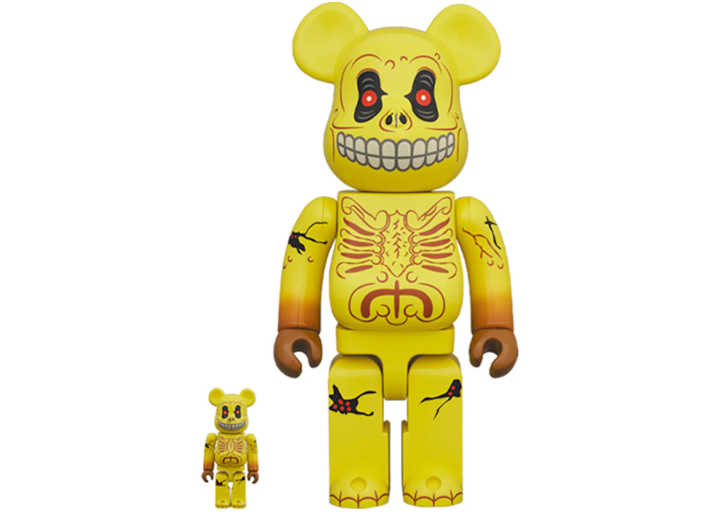 Bearbrick SKULL FACE 100% & 400% Set-