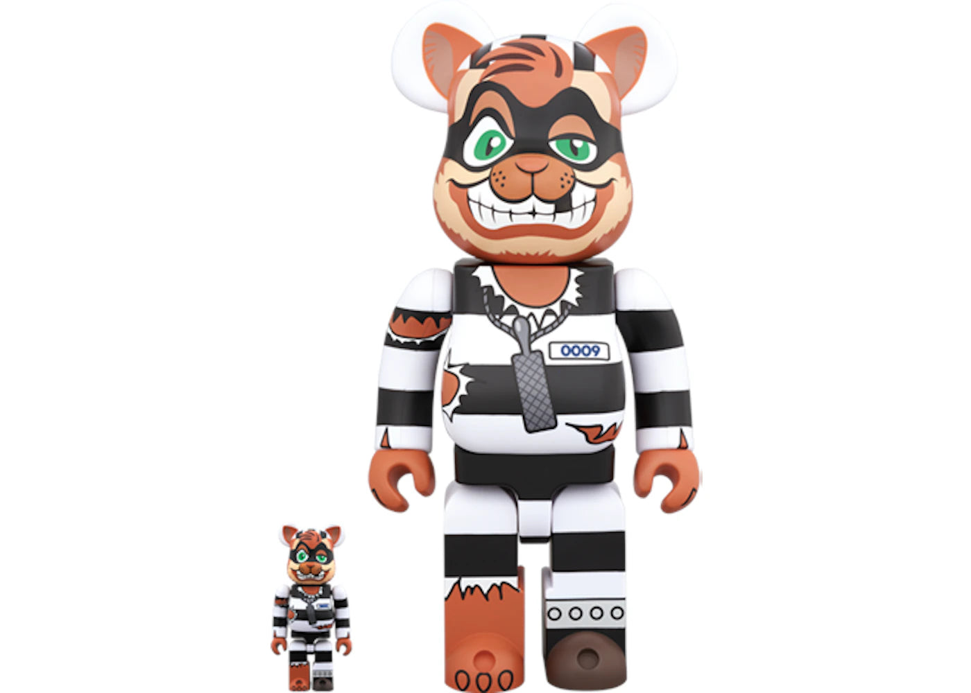 Bearbrick Scratch 100% & 400% Set-Brown