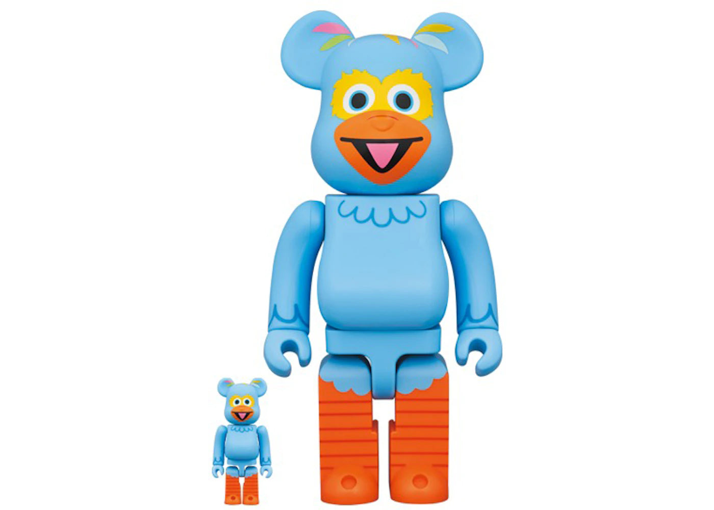 Bearbrick Sesame Street Pino 100% & 400% Set-