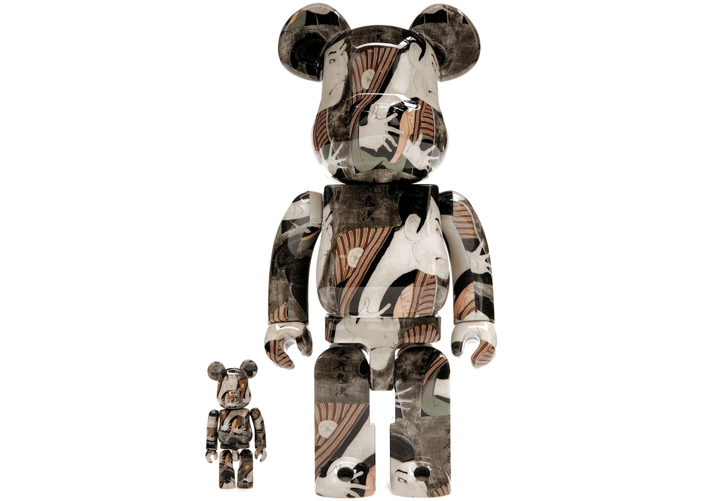 Bearbrick Sharaku Toshusai (Otani Oniji III as Yakko Edobei) 100% & 400% Set-