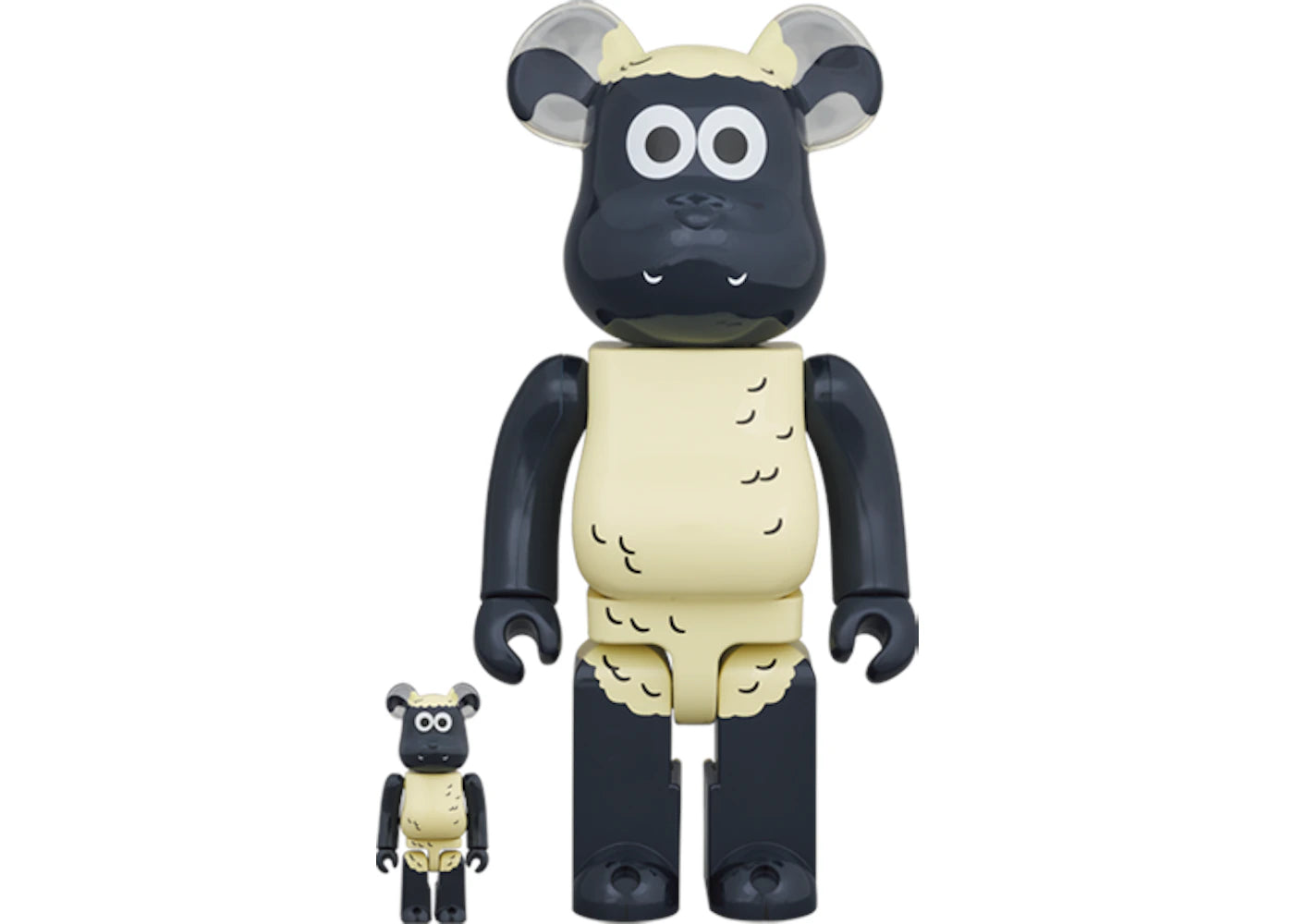 Bearbrick Shaun the Sheep 100% & 400% Set-