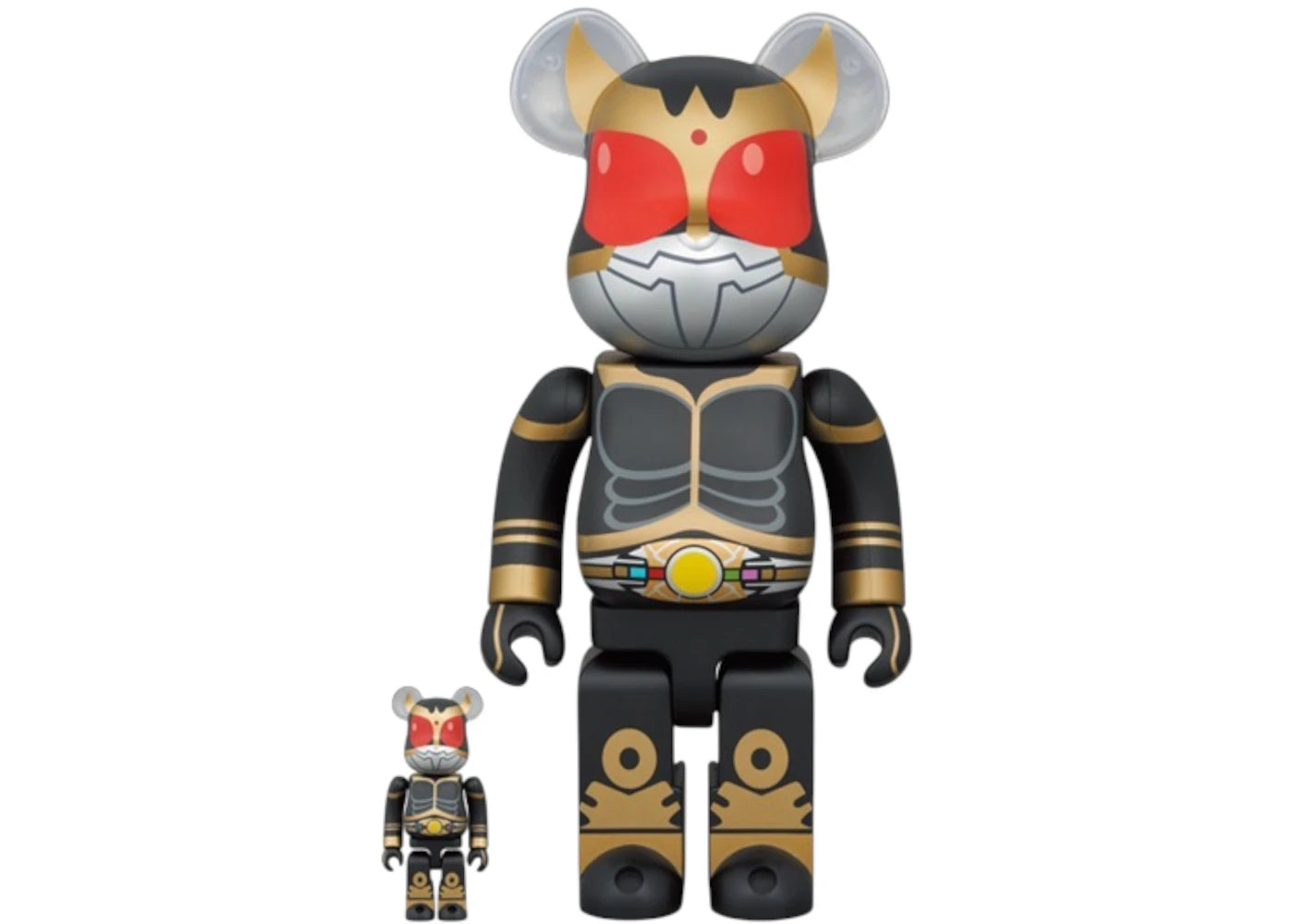 Bearbrick Super Kuuga Exhibition Kamen Rider Kugga Amazing Mighty 100% & 400% Set-