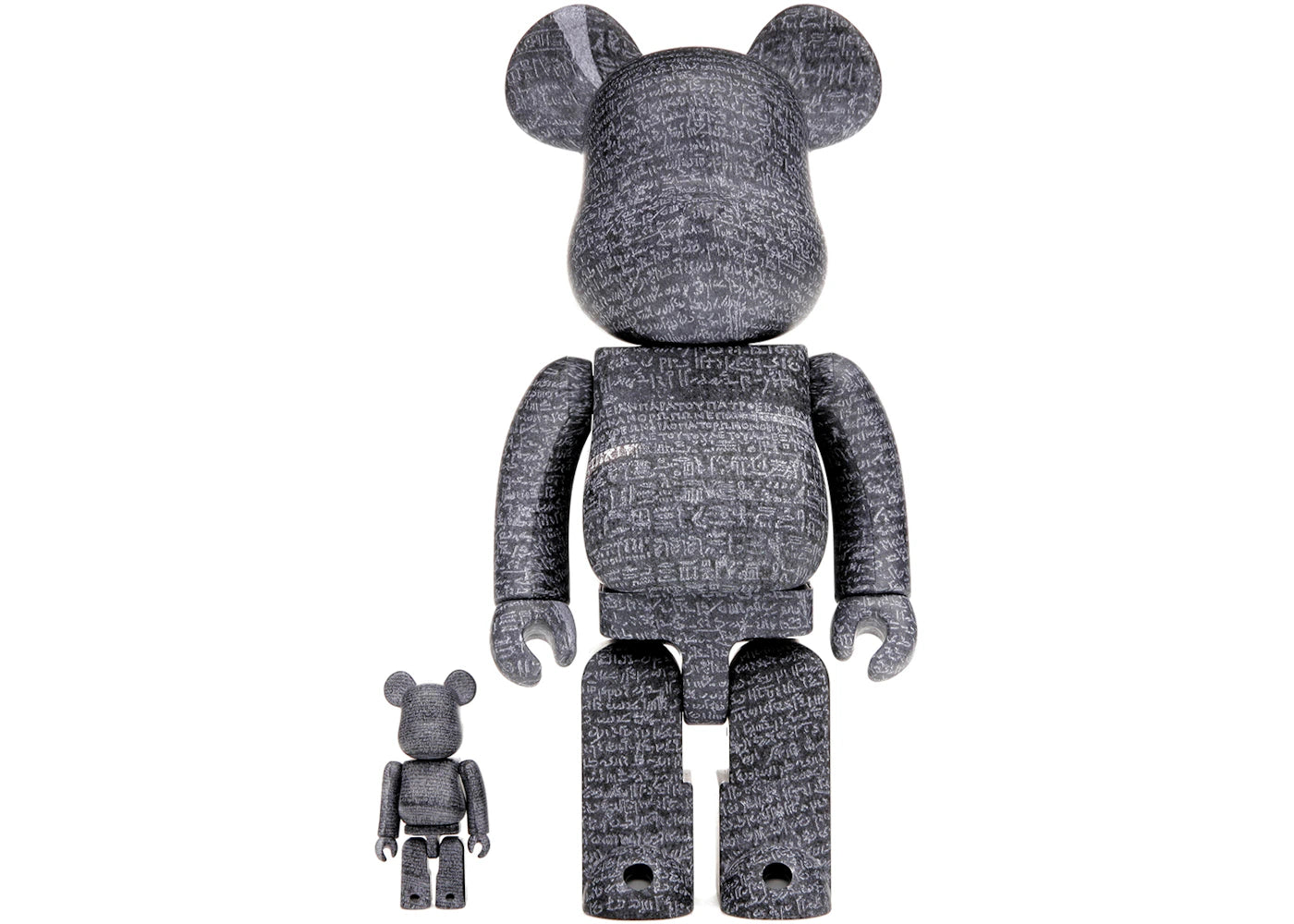 Bearbrick The British Museum (The Rosetta Stone) 100% & 400% Set-