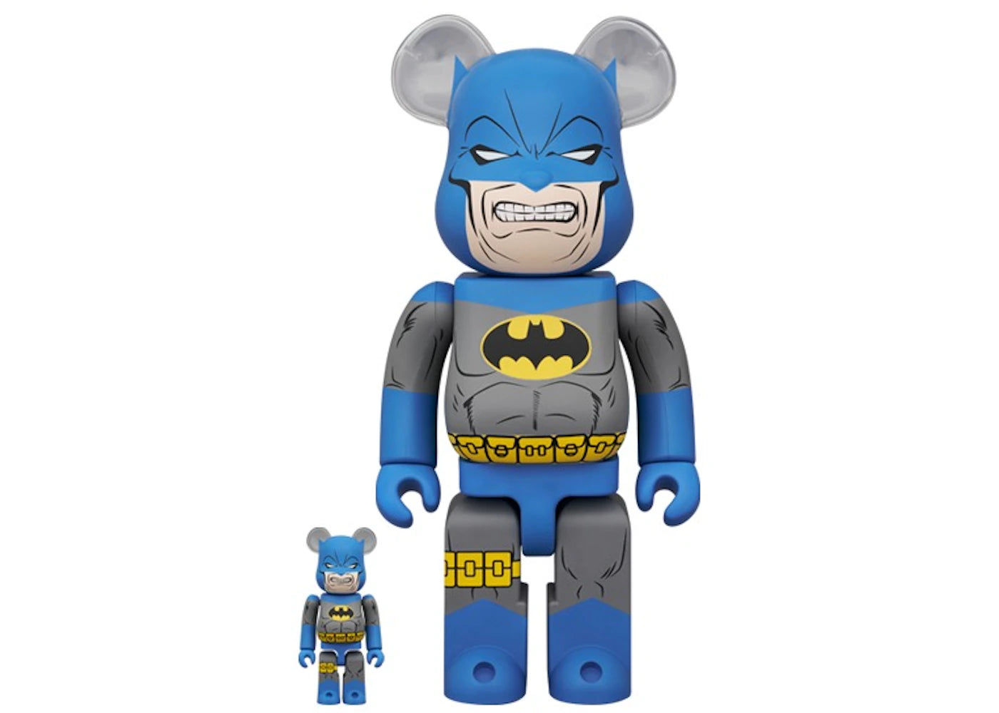Bearbrick The Dark Knight Returns Batman TDKR Blue 100% & 400% Set-