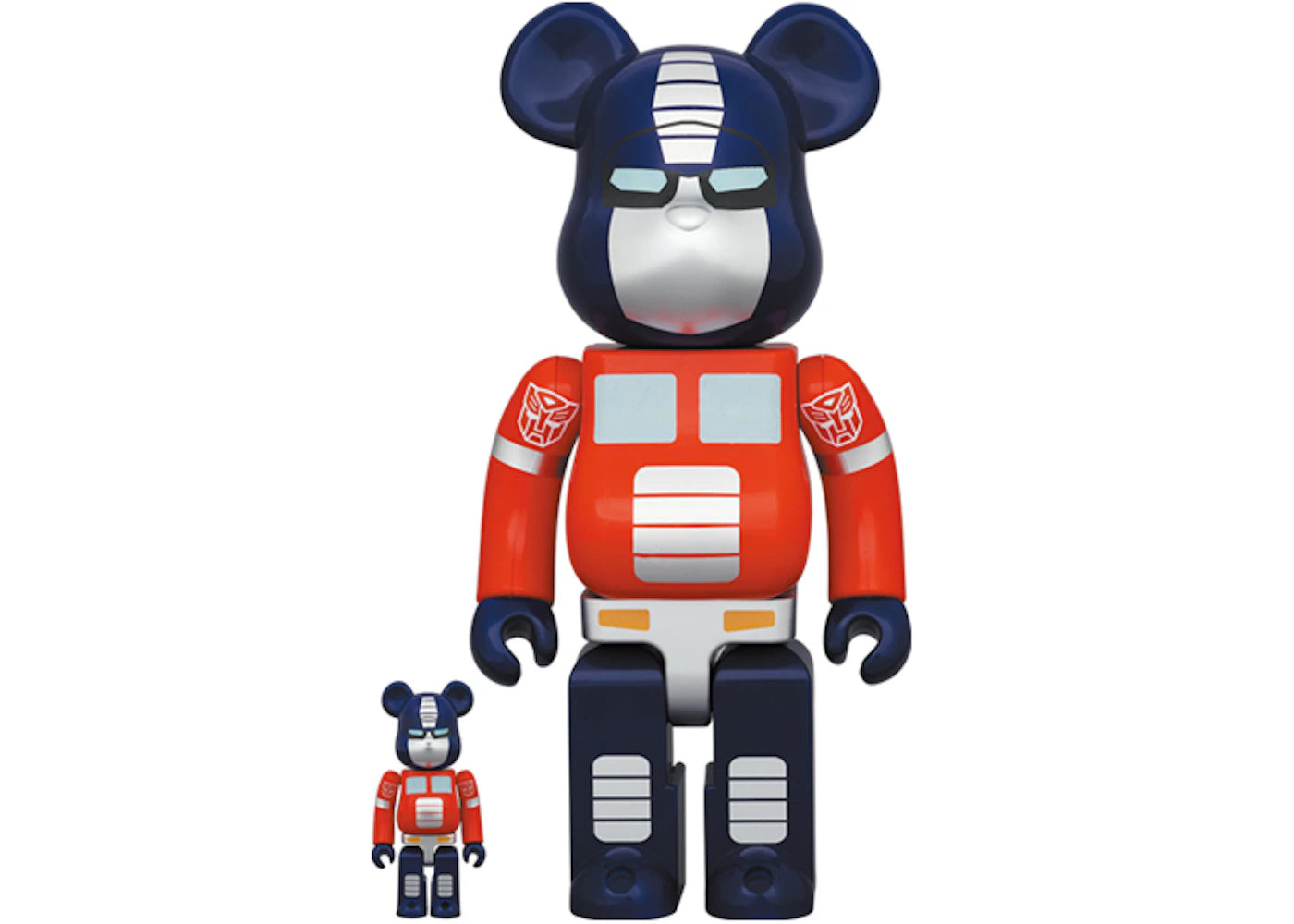 Bearbrick Transformers Optimus Prime 100% & 400% Set-