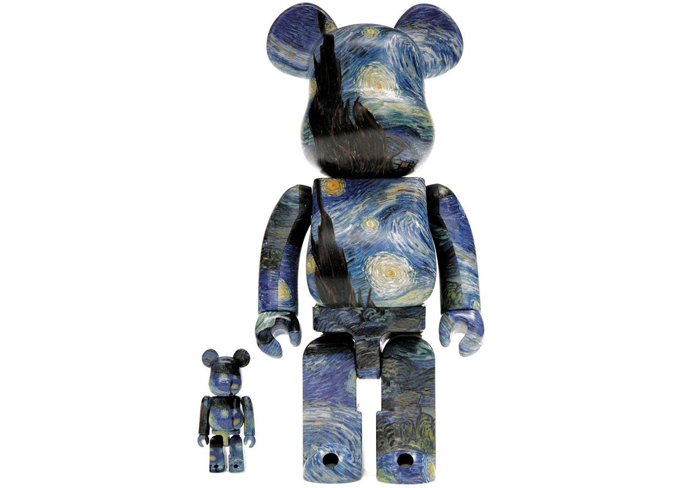 Bearbrick Vincent van Gogh The Starry Night 100% & 400% Set-