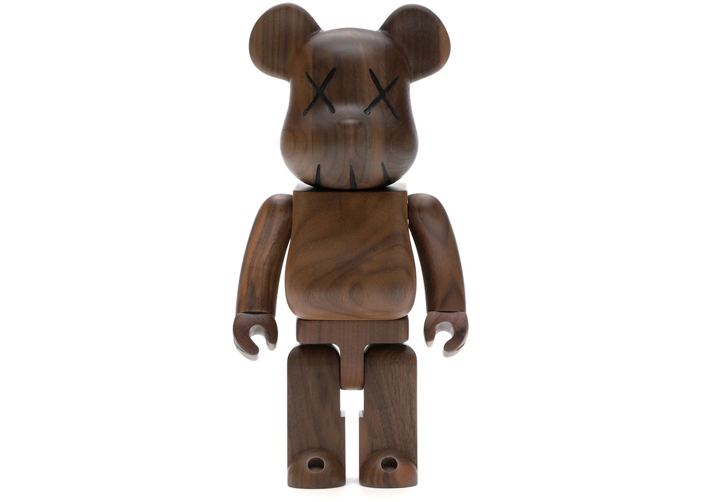 Bearbrick WORLD WIDE TOUR KAWS (Karimoku Wood) 400%-Wood