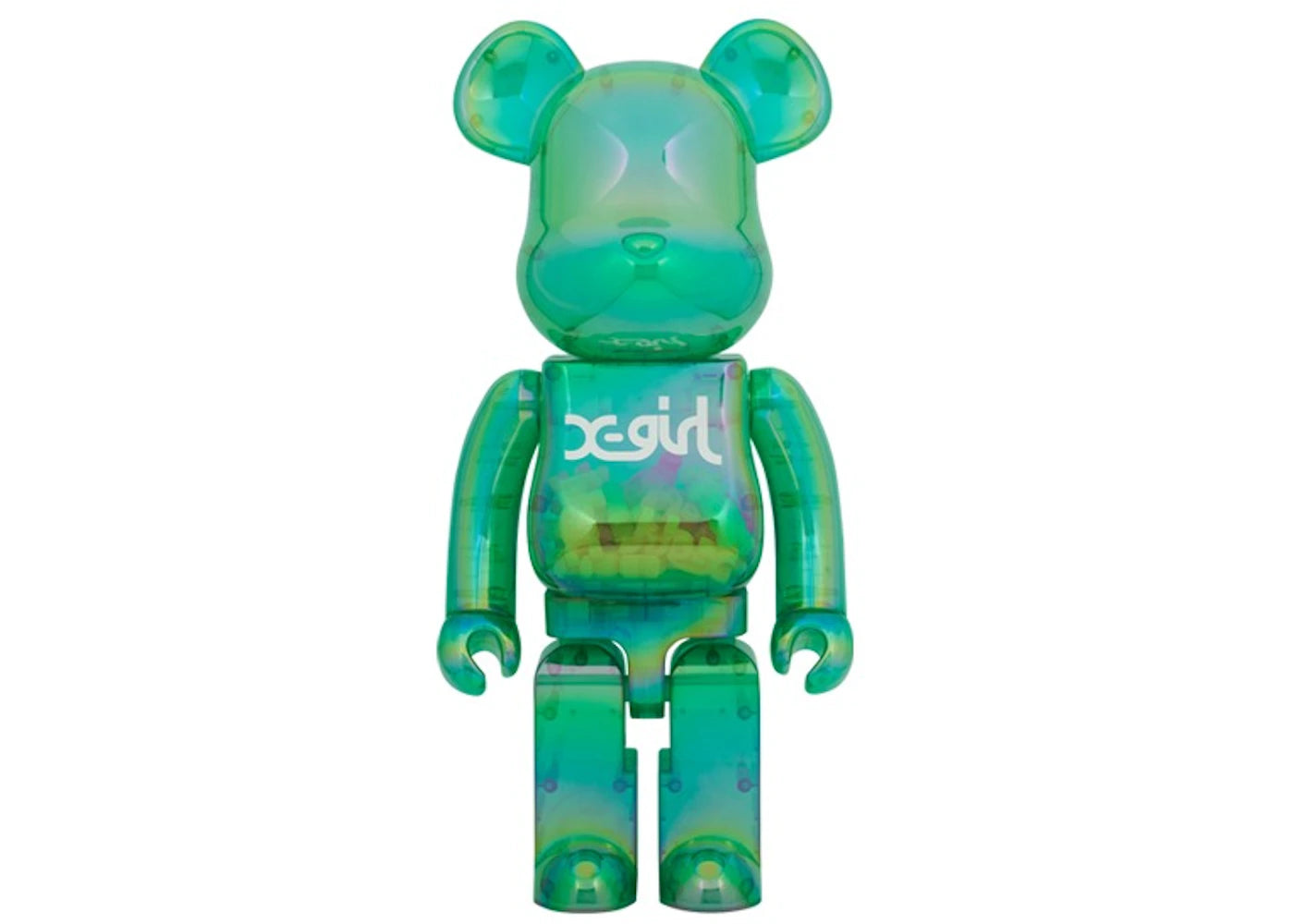 Bearbrick X-Girl Clear Green Ver. 1000%-